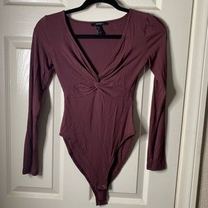 Forever 21 long sleeve body suit